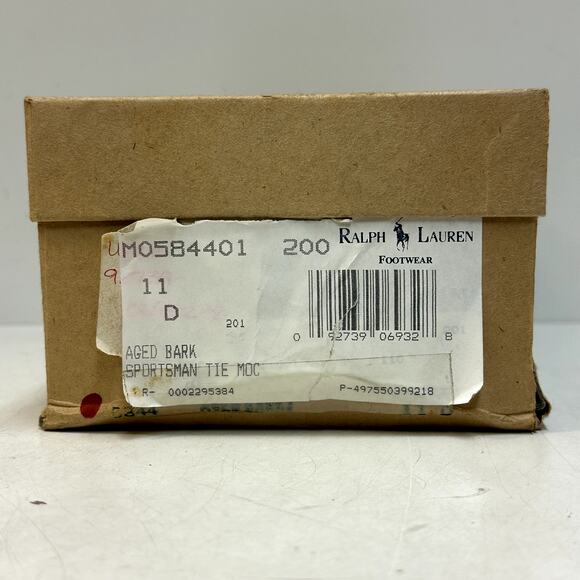 NIB NOS Rancourt & Co. x Polo Ralph Lauren Sportsman Tie Moc VTG RARE USA 11 D main image 9